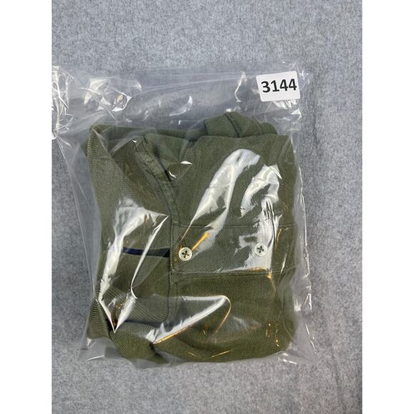 VTG Ralph Lauren Polo Shirt Men's L Green Short Sleeve‎ Preppy Classic Pullover - Picture 8 of 8